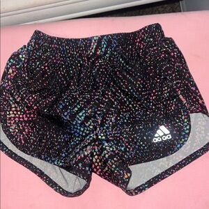 Adidas Black Athletic Shorts with Dynamic Design